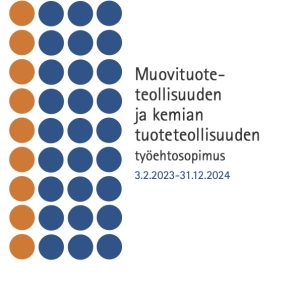 Muovituoteteollisuuden ja kemian tuoteteollisuuden työehtosopimus 3.2.2023 - 31.12.2024.