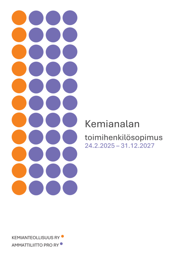 Kemianalan toimihenkilösopimus 24.2.2025 - 31.12.2027